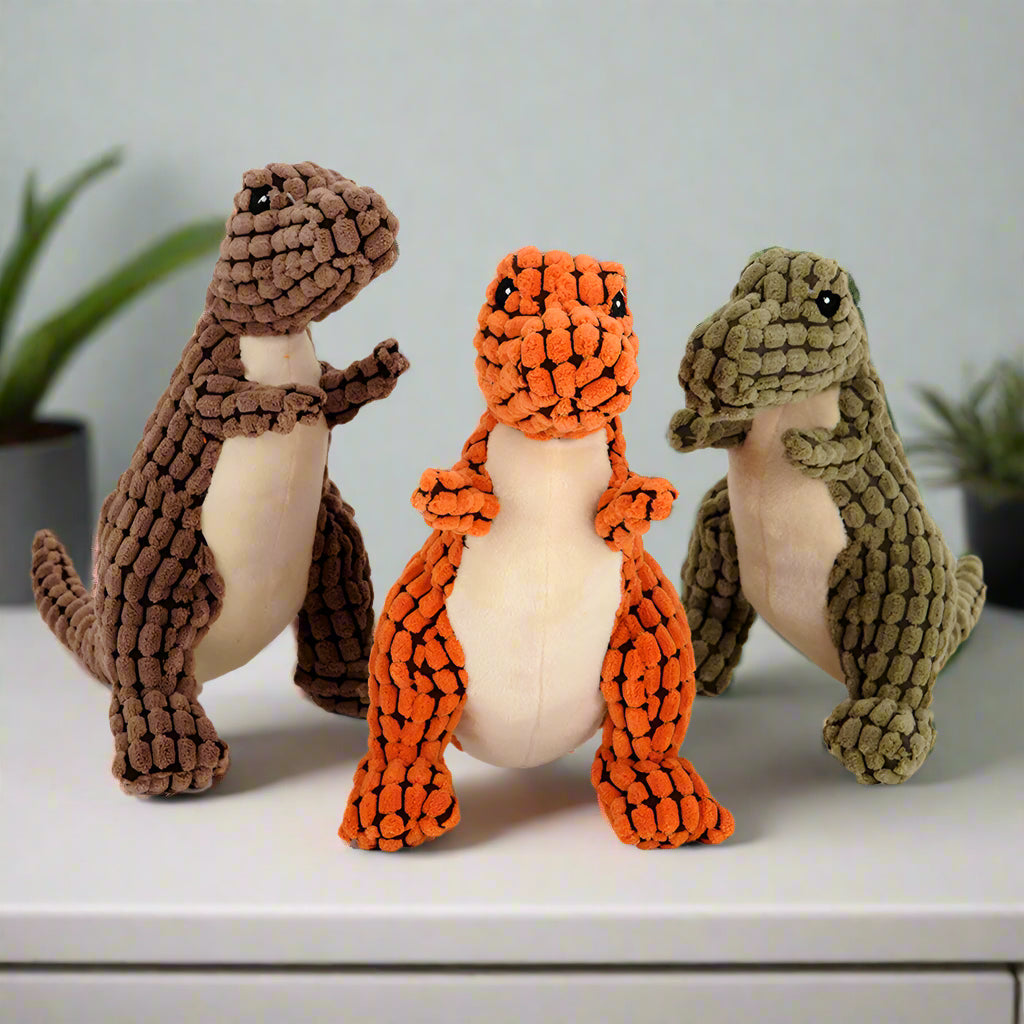 Squeaky Dinosaur Pet Toy